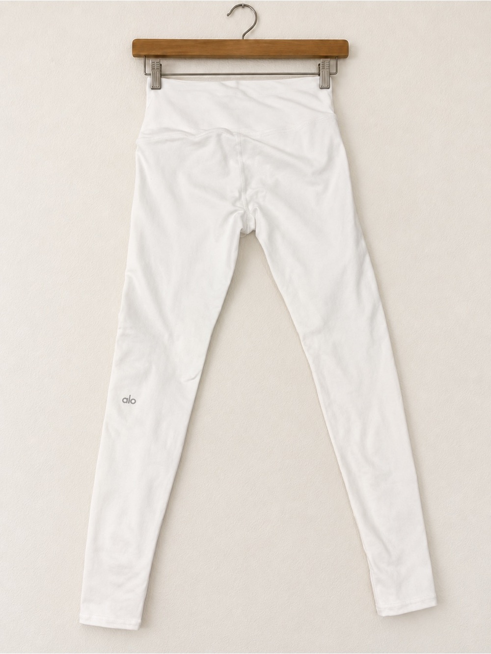 ALO YOGA High waist Airbrush Leggings Solid Crisp White Women’s Small